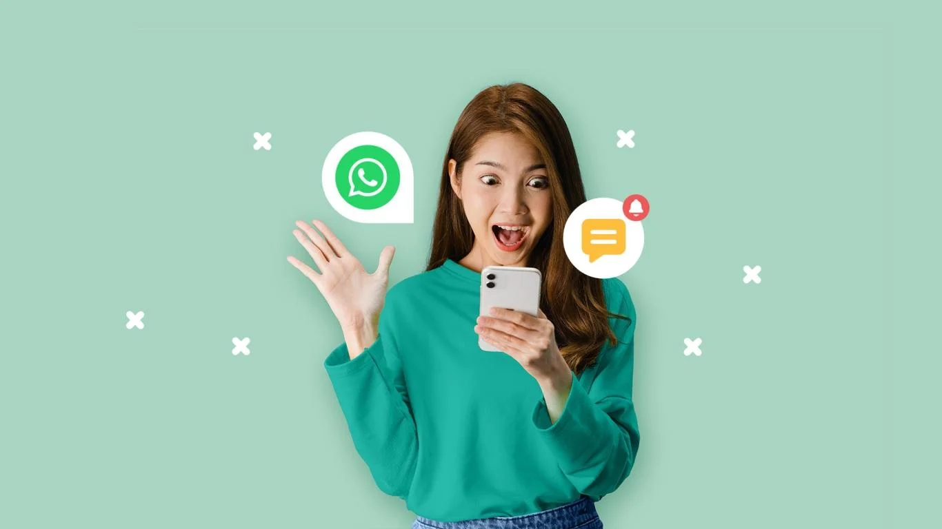Customer engaged with WhatsApp notification